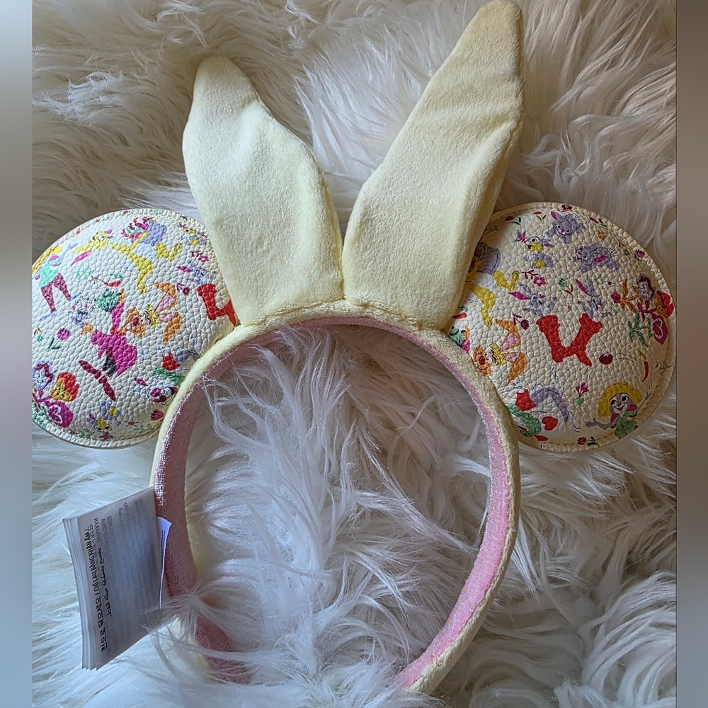 Minnie Ears Disney Bunny Easter Headband - Picture 4 of 8